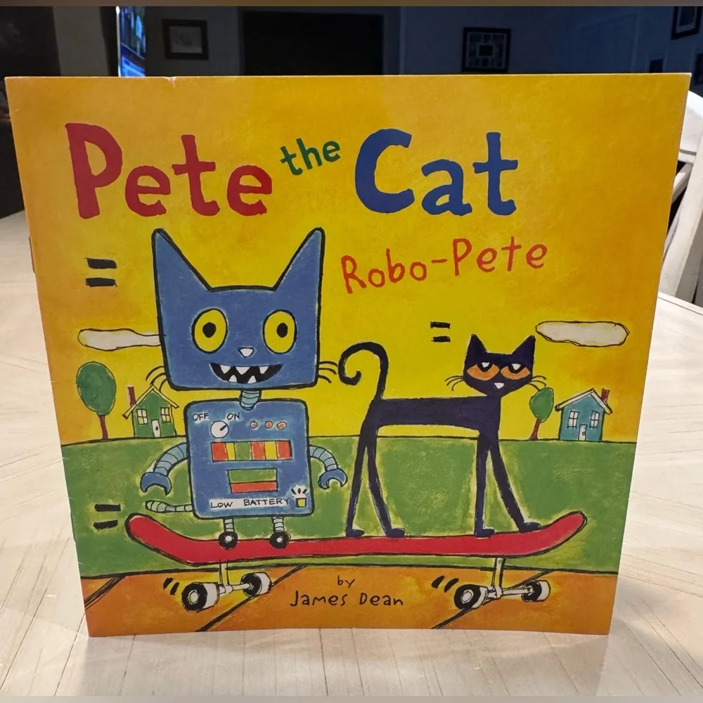 Pete the Cat Paperback Book Bundle – Firefighter Pete & Robo-Pete